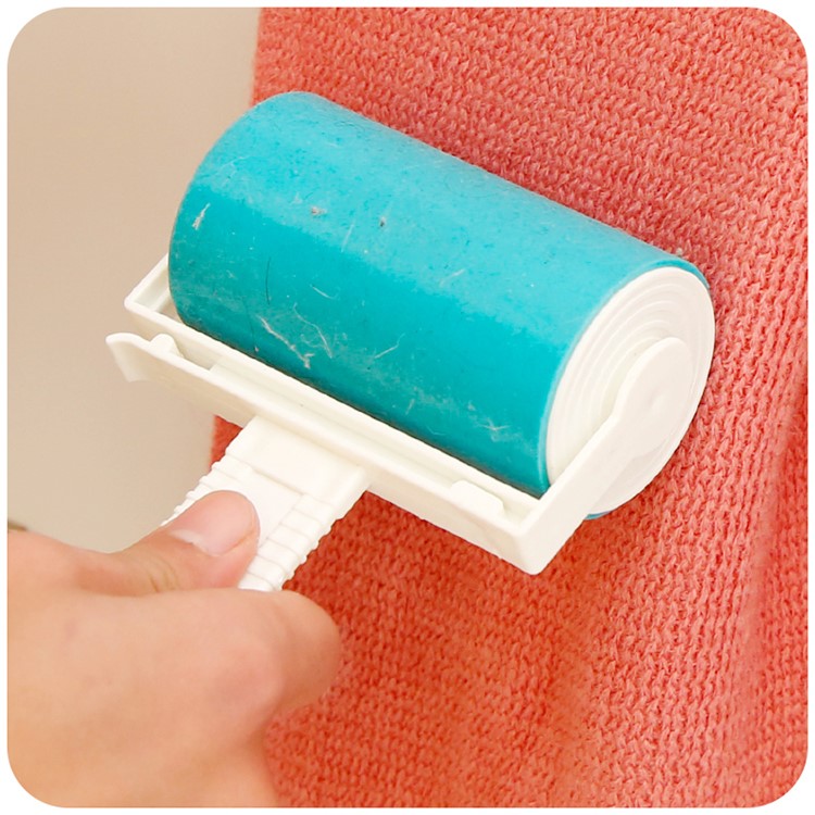 2Pcs/Set Washable Travel Lint Roller Reusable Sticky Picker Cleaner Sticky Lint Roller - Blue-19