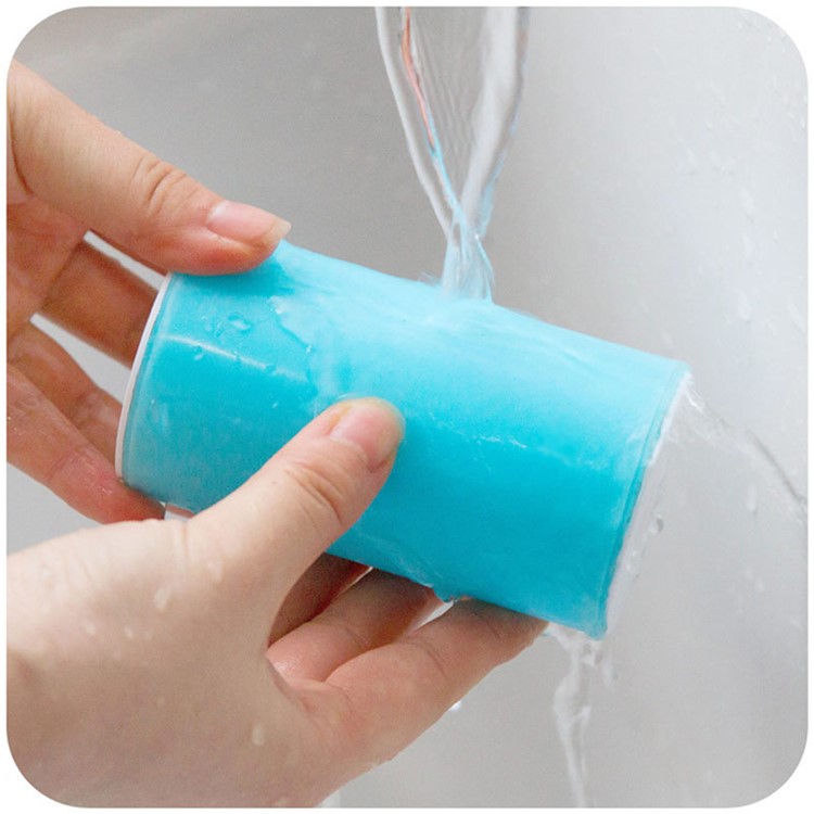 2Pcs/Set Washable Travel Lint Roller Reusable Sticky Picker Cleaner Sticky Lint Roller - Blue-31