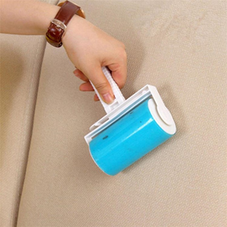 2Pcs/Set Washable Travel Lint Roller Reusable Sticky Picker Cleaner Sticky Lint Roller - Blue-34