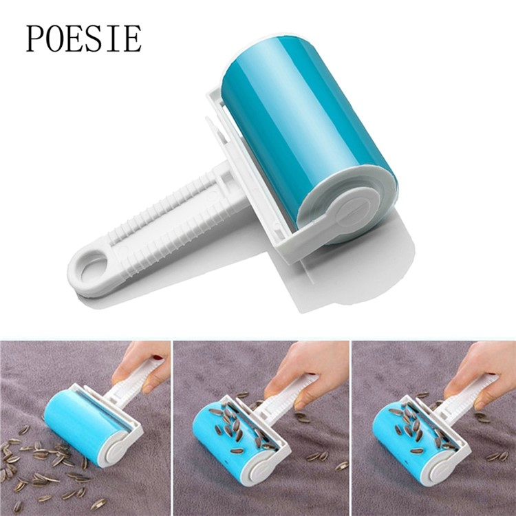 2Pcs/Set Washable Travel Lint Roller Reusable Sticky Picker Cleaner Sticky Lint Roller - Blue-35