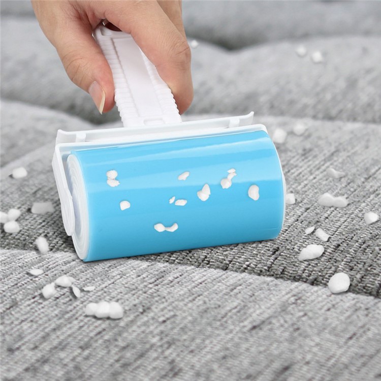 2Pcs/Set Washable Travel Lint Roller Reusable Sticky Picker Cleaner Sticky Lint Roller - Blue-38