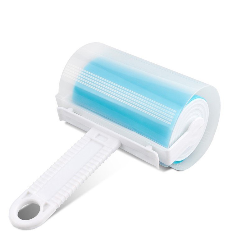 2Pcs/Set Washable Travel Lint Roller Reusable Sticky Picker Cleaner Sticky Lint Roller - Blue-40