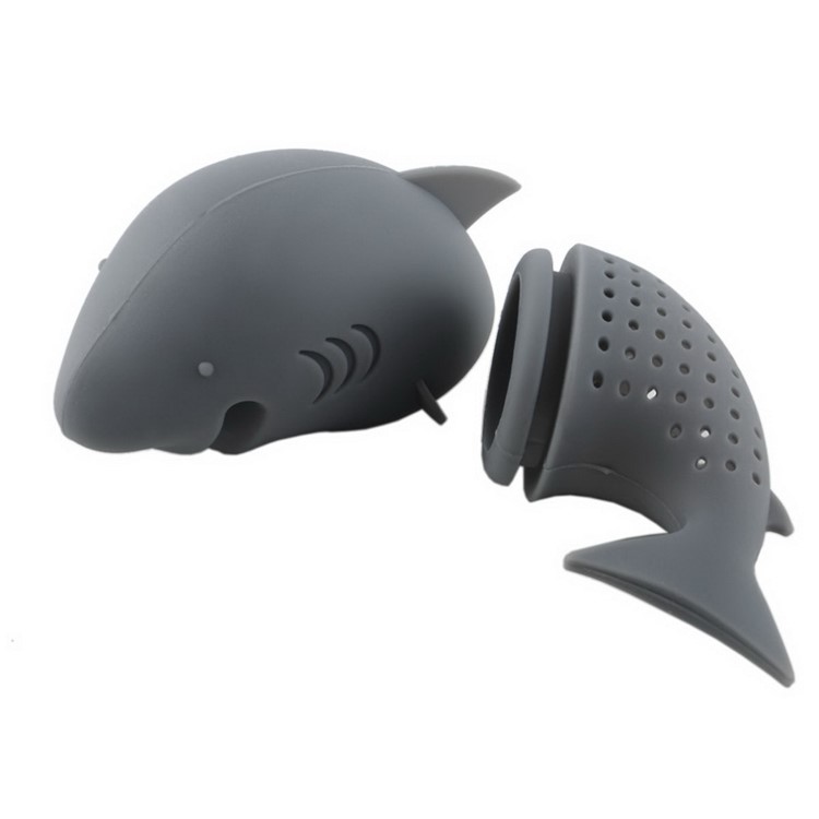 7 Pcs Cute Food-grade Silicone Tea Strainer Tea Infuser (Man, Monkey, Sea Lions, Elephant, Shark, Dog, Sloth)-24
