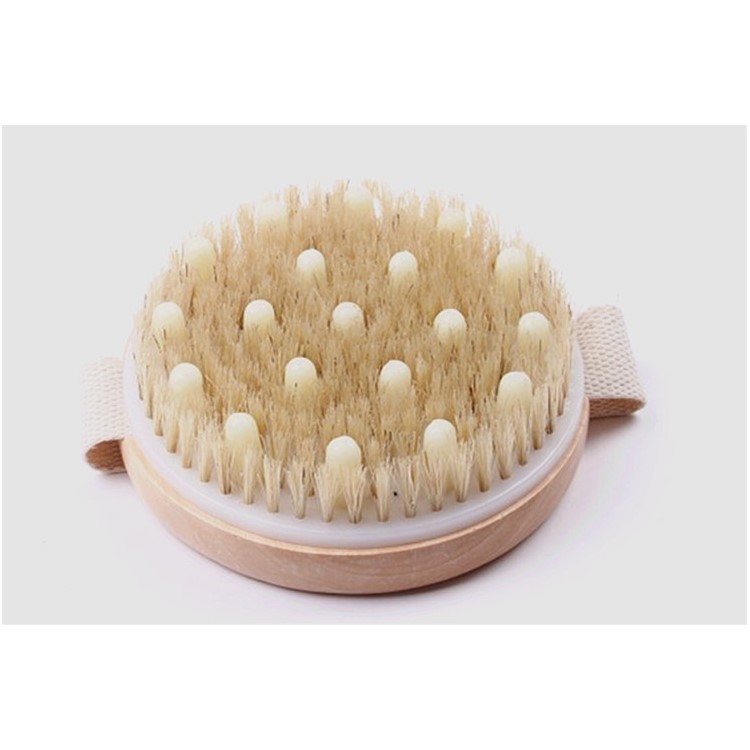 PPR Natural Boar's Bristle Massage Bath Body Brush-4