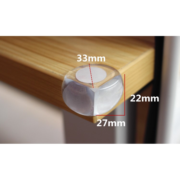 10PCS L-Shaped + 10PCS Ball-Shaped Baby Safety Clear Furniture Corner Guards Corner Protector with 3M Adhesive-6