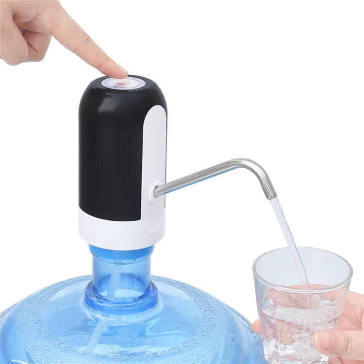 USB Charging Automatic Drinking Water Pump Electric Water Dispenser - Black-2