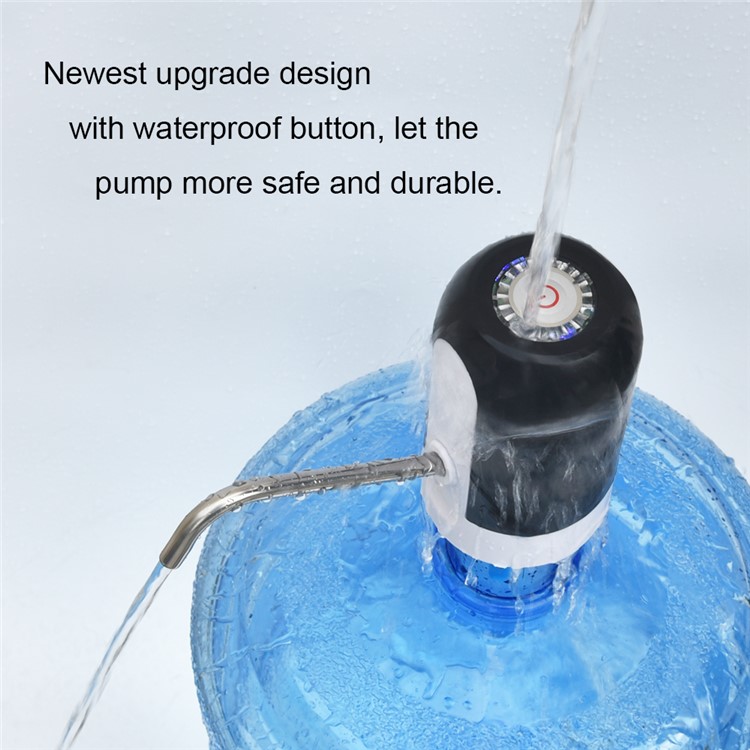 USB Charging Automatic Drinking Water Pump Electric Water Dispenser - Black-3