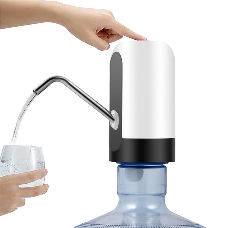 USB Charging Automatic Drinking Water Pump Electric Water Dispenser - White-1