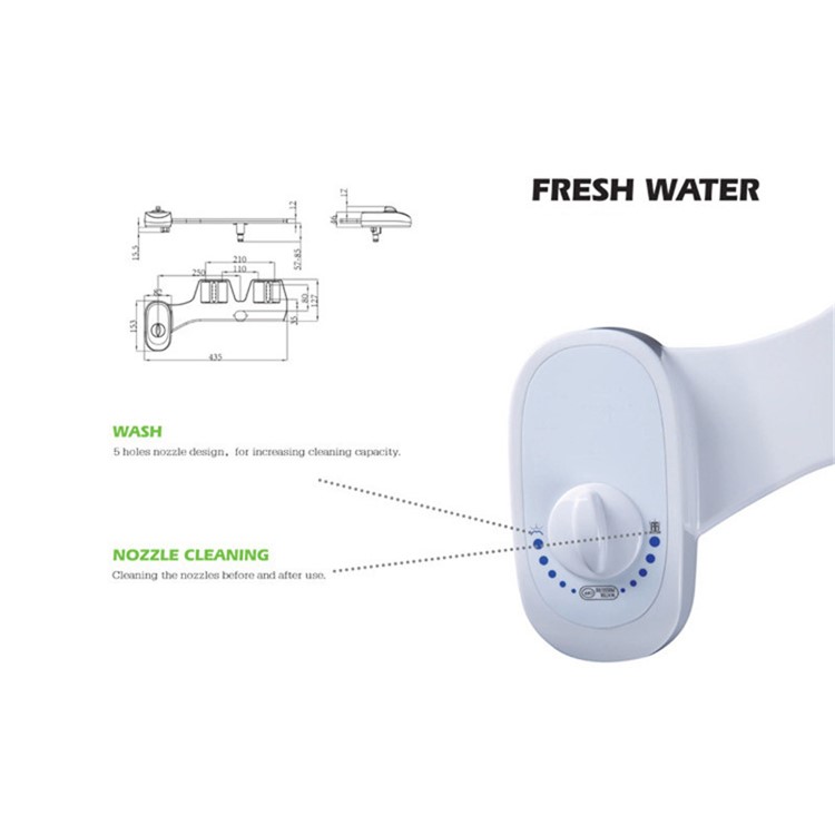 Single Cleaning Nozzle Cold Water Bidet Toilet Fresh Water Spray for Women - Asia/Australia G1/2 Standard Connector-7