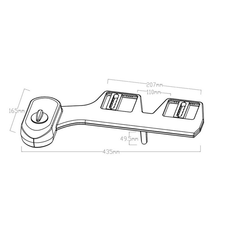 Single Cleaning Nozzle Cold Water Bidet Toilet Fresh Water Spray for Women - Asia/Australia G1/2 Standard Connector-10