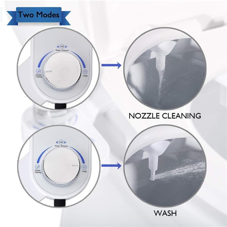 Non-Electric Bidet Toilet Single Nozzle Cold Water Fresh Water Sprayer for Women - North America 15/16 Standard Connector-6