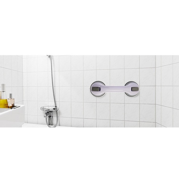 2Pcs Shower Handle Bar Offers Safe Grip with Strong Hold Suction Cup for Safety Grab-2
