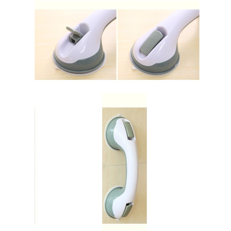 2Pcs Shower Handle Bar Offers Safe Grip with Strong Hold Suction Cup for Safety Grab-3