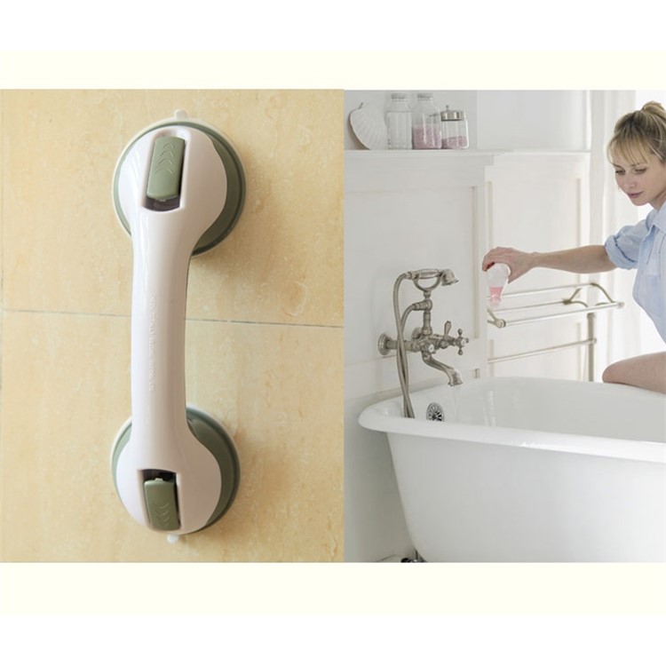 2Pcs Shower Handle Bar Offers Safe Grip with Strong Hold Suction Cup for Safety Grab-4