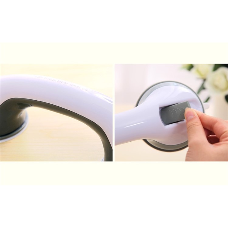 2Pcs Shower Handle Bar Offers Safe Grip with Strong Hold Suction Cup for Safety Grab-5