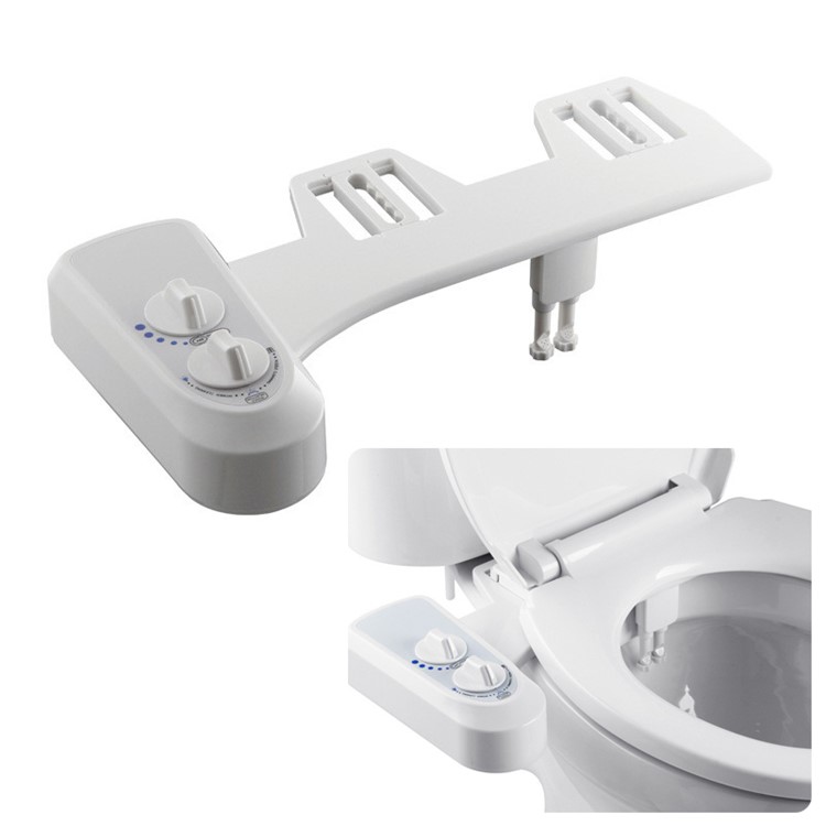 Dual Nozzle Cold Water Cleaning Bidet Toilet Seat Women Washer Sprayer - North America 15/16 Standard Connector-1