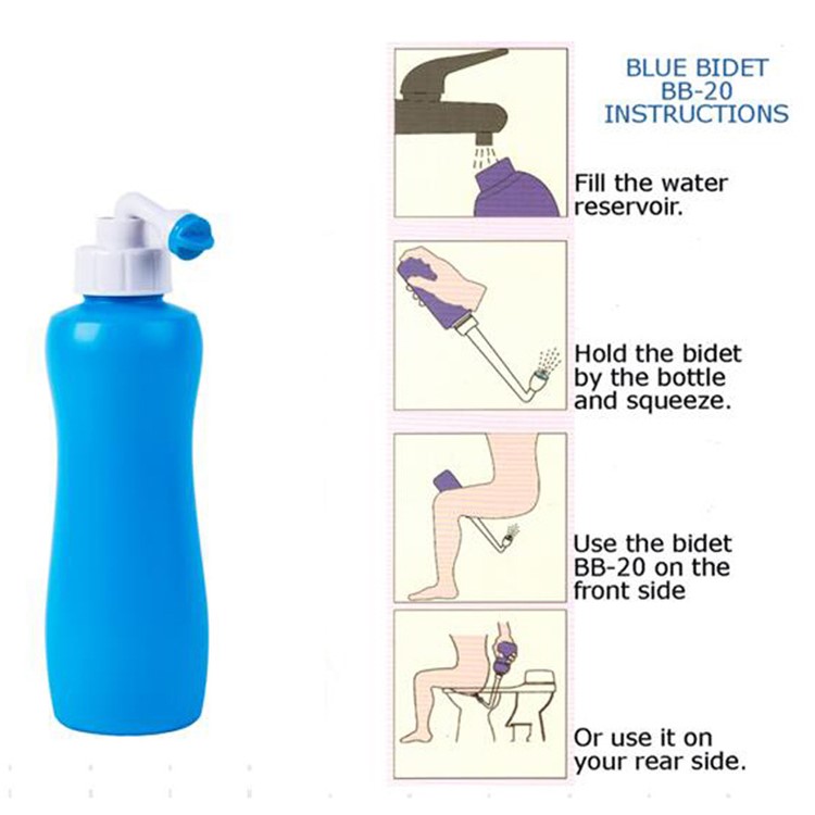 Resorvoir De Agua De Limpiaparabrisas De Mano De Bidet Personal Pulverizador De Botella - Modelo 3600, Capacidad 400ml-1