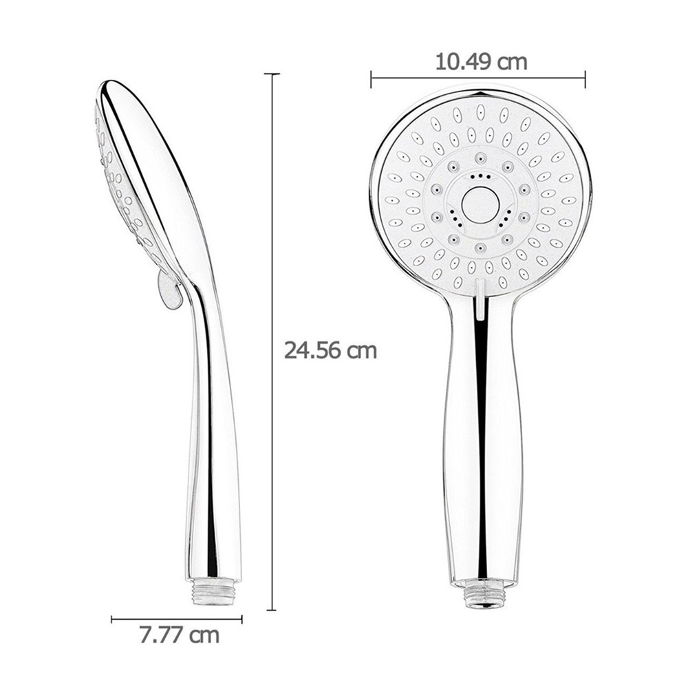 Bathroom 5 Way Multi-Function Water Saving Hand Held Shower Hose Shower Arm Set-13