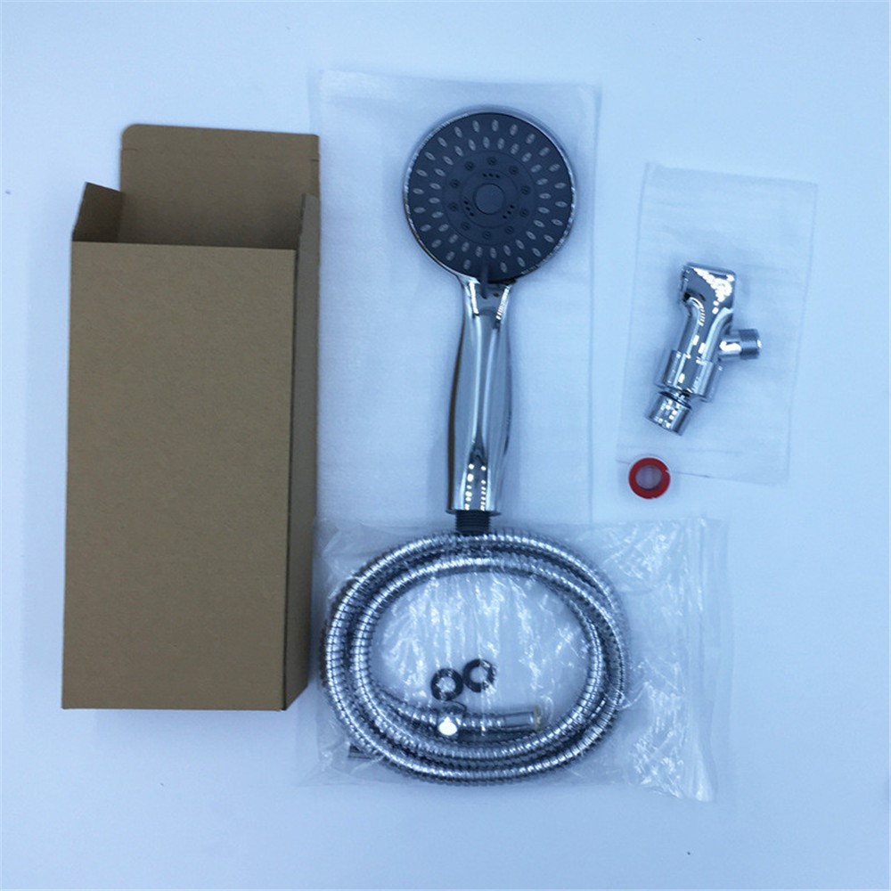 Bathroom 5 Way Multi-Function Water Saving Hand Held Shower Hose Shower Arm Set-14
