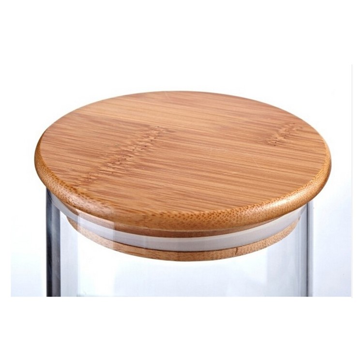 475ML Double Wall Tea Glass Mug with Bamboo Lid-4