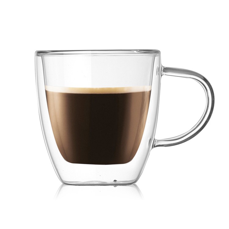 Mug À Café Double Paroi En Verre Isolé 160ML-3