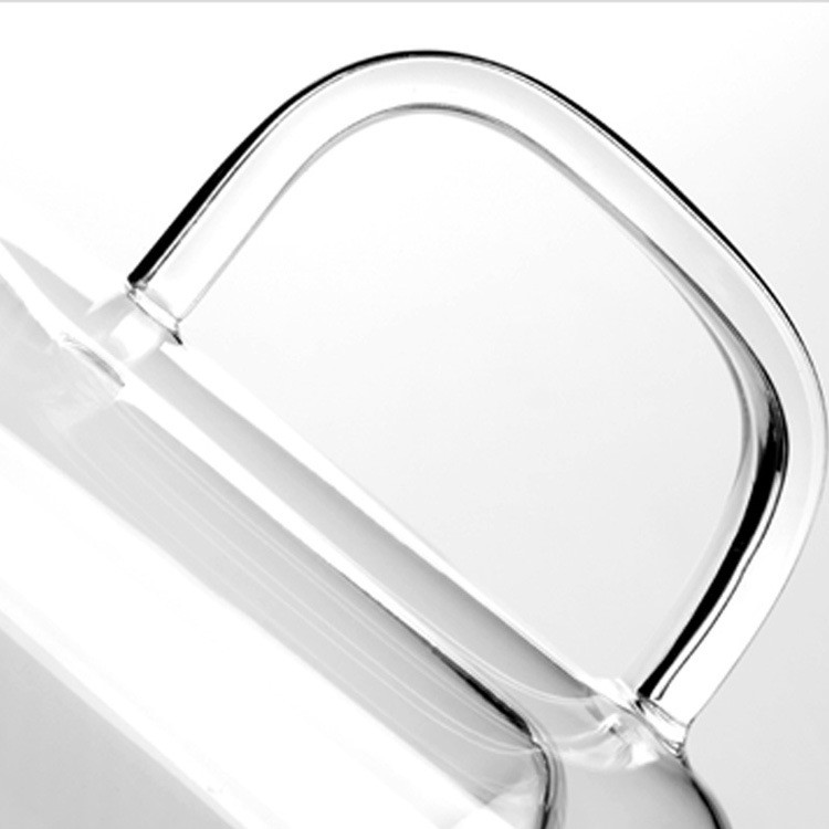 400ML Retro Style Double Wall Tea Glass Mug with Glass Lid-3