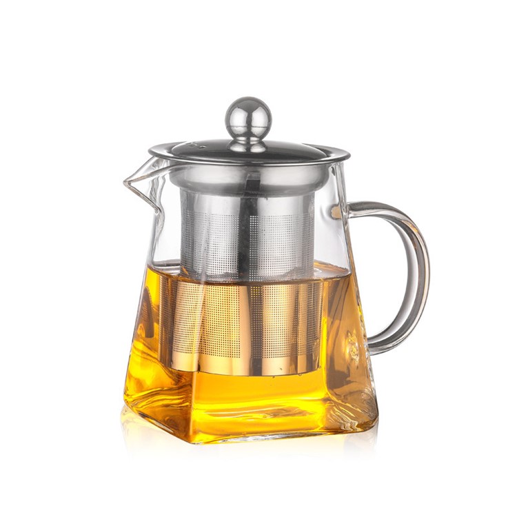 450ML High Borosilicate Glass Tea Pot with Removable 304 Stainless Steel Infuser-1