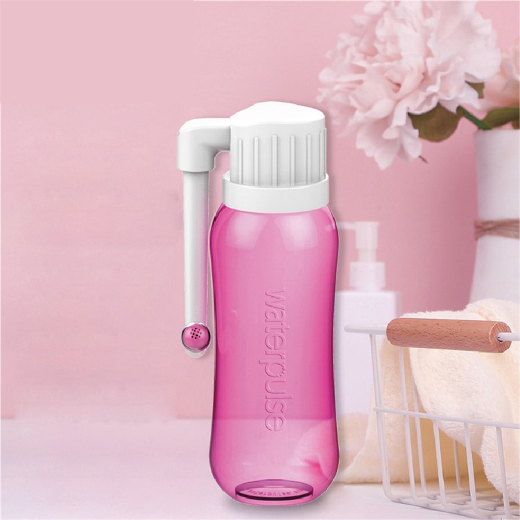 WATERPULSE 500ml Handheld-Bidet-Sprühwischer-Reinigungsmittel (2 Düsen)-1