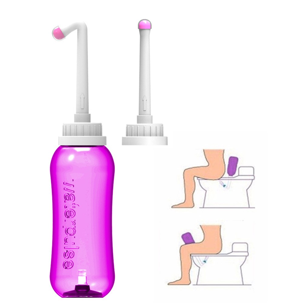 WATERPULSE 500ml Handheld Bidet Sprayer Personal Cleaner Hygiene Bottle Bottom Wiper-1