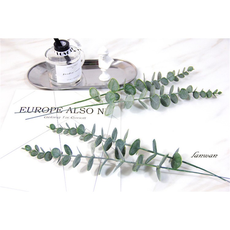 Eucalyptus Artificiel Feuilles Fleurs Maison Mariage Décor - Vert-3