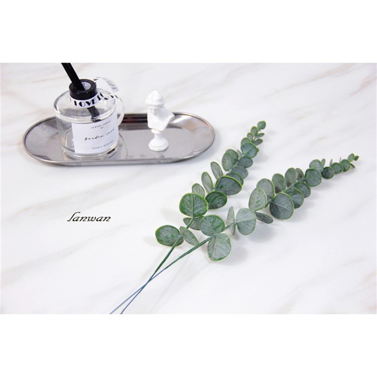 Eucalyptus Artificiel Feuilles Fleurs Maison Mariage Décor - Vert-8