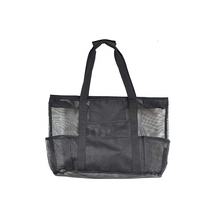 Mesh Beach Pool Tote Taschen Umhängetasche-3