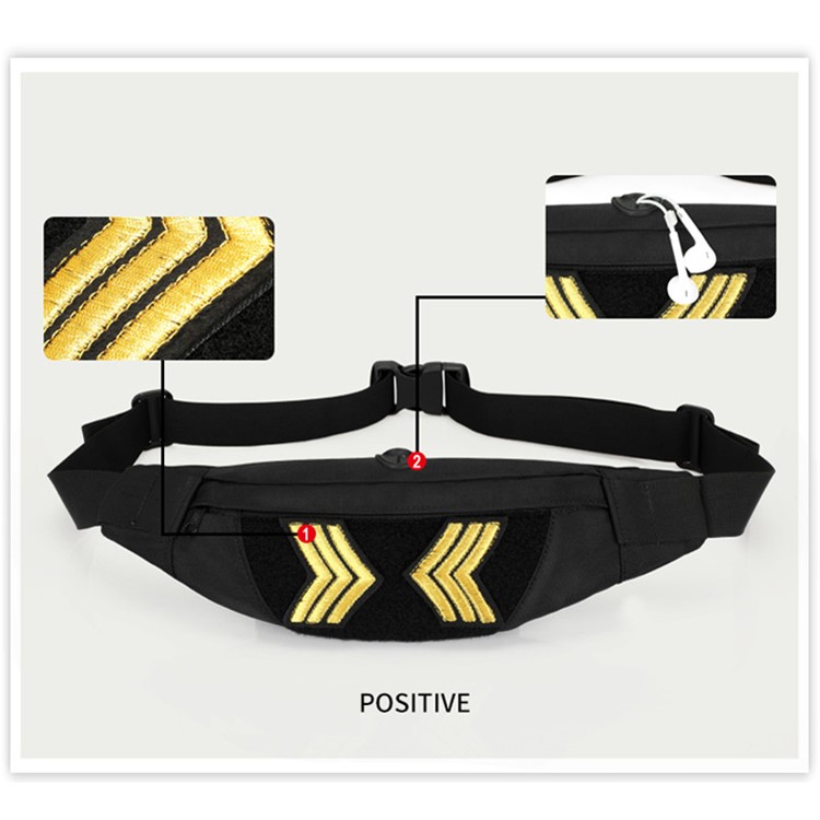 Outdoor Running Phone Waist Bag Sports Pockets Oxford Cloth Gym Fitness Bag-10