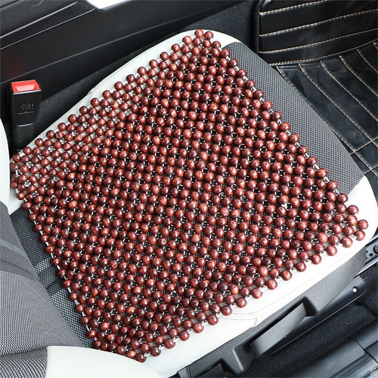 Wooden Beaded Car Seat Summer Truck Seat Cover Cushion, Size: 45 x 45cm-1
