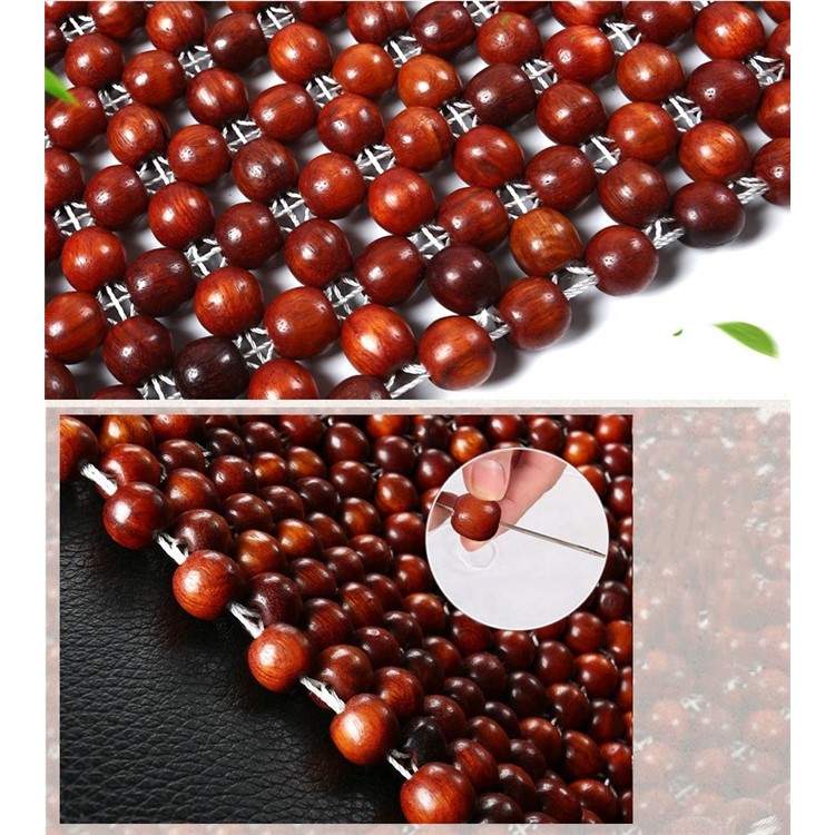 Wooden Beaded Car Seat Summer Truck Seat Cover Cushion, Size: 45 x 45cm-6