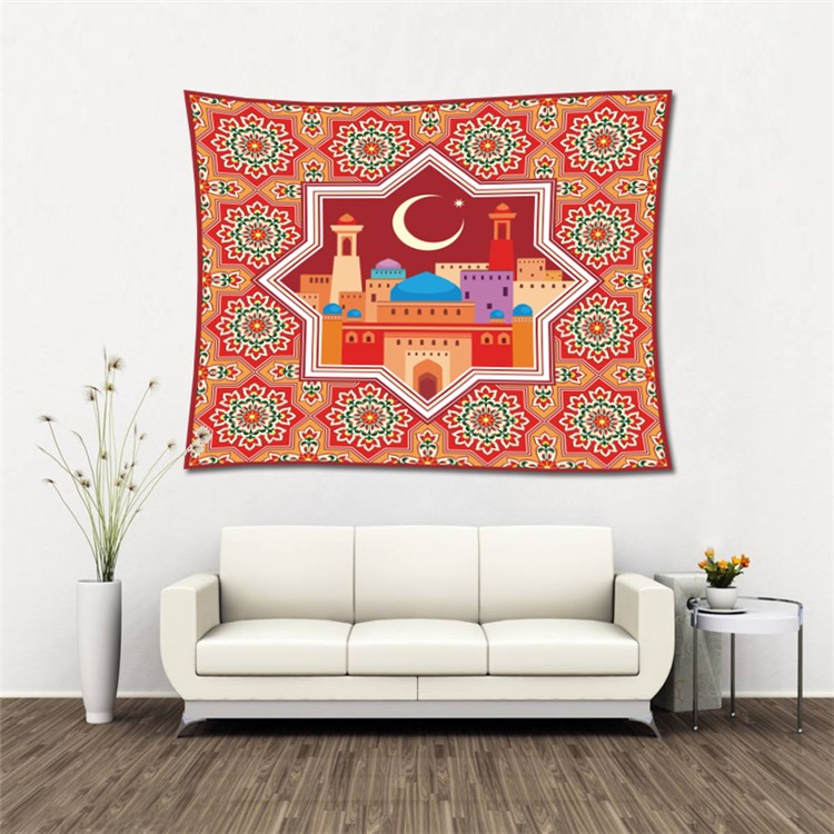 Islamic Ramadan Festival Tapestry Wall Hanging Home Decor, Size: 1.5x2m - Style 2-1