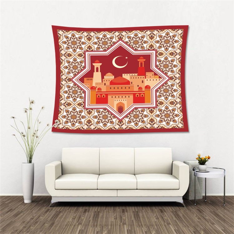 Islamic Ramadan Festival Tapestry Wall Hanging Home Decor, Size: 1.5x2m - Style 3-1