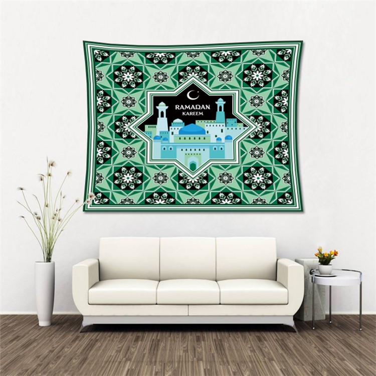 Islamic Ramadan Festival Tapestry Wall Hanging Home Decor, Size: 1.5x2m - Style 4-1