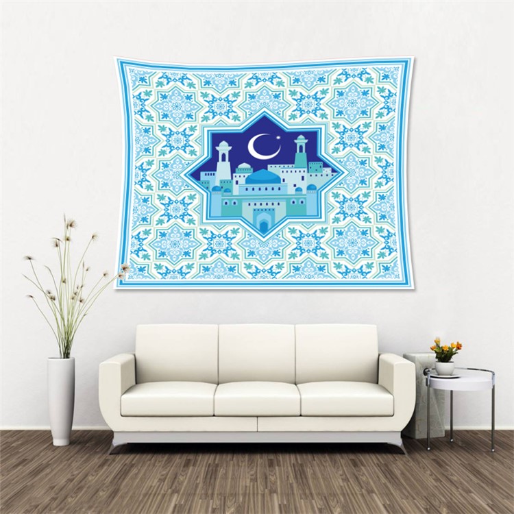 Islamic Ramadan Festival Tapestry Wall Hanging Home Decor, Size: 1.5x2m - Style 5-1