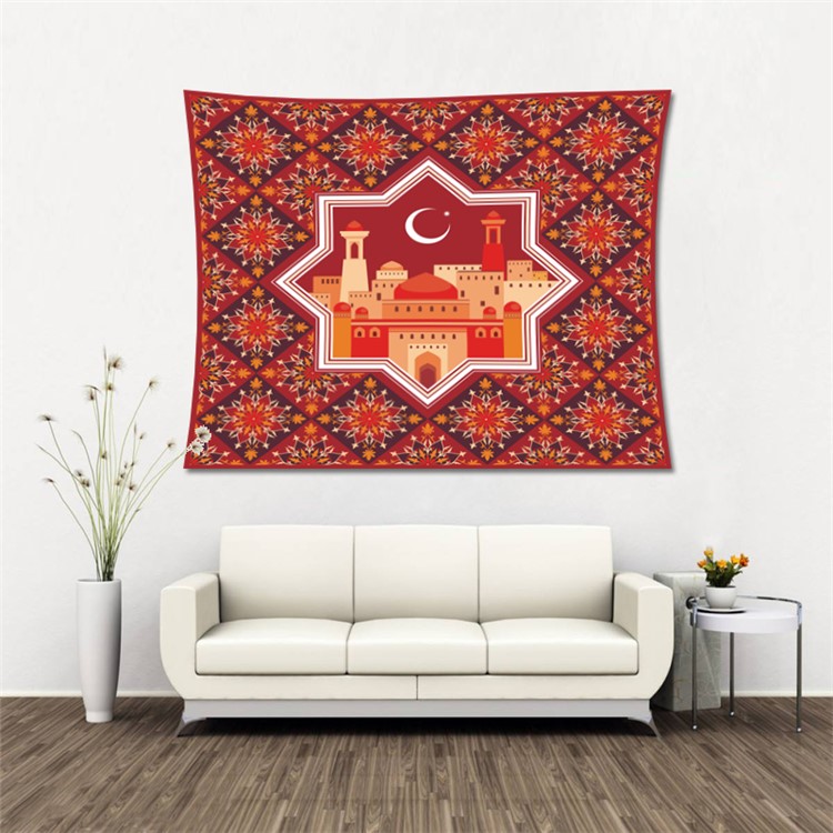 Islamic Ramadan Festival Tapestry Wall Hanging Home Decor, Size: 1.5x2m - Style 7-1