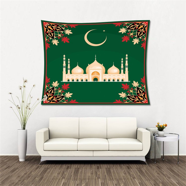 Islamic Ramadan Festival Tapestry Wall Hanging Home Decor, Size: 1.5x2m - Style 8-1