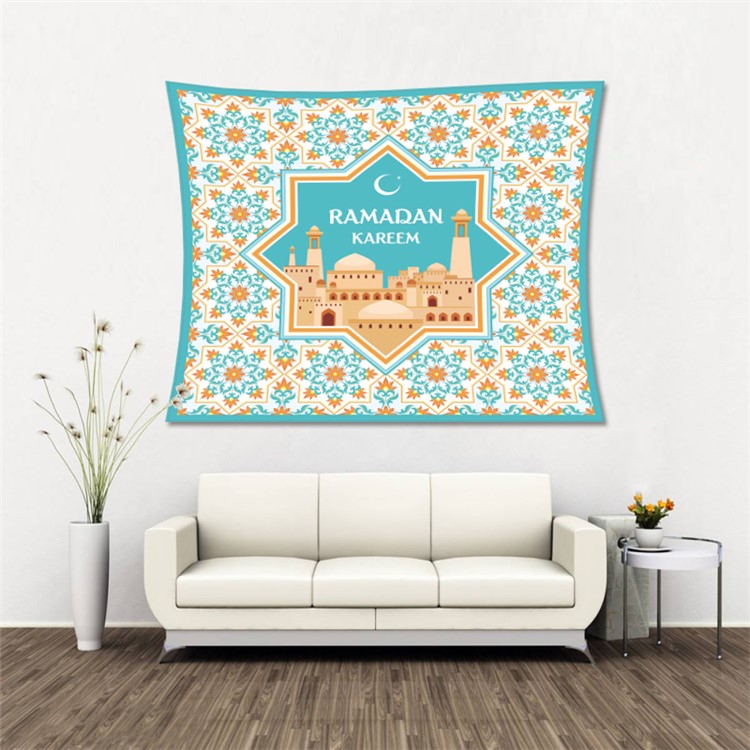 Islamic Ramadan Festival Tapestry Wall Hanging Home Decor, Size: 1.5x2m - Style 10-1