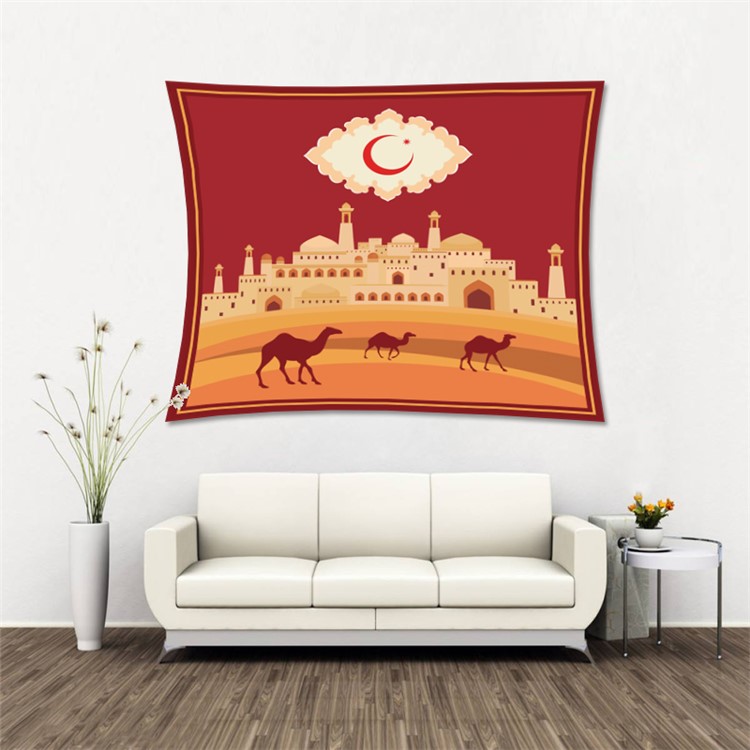 Islamic Ramadan Festival Tapestry Wall Hanging Home Decor, Size: 1.5x2m - Style 11-1