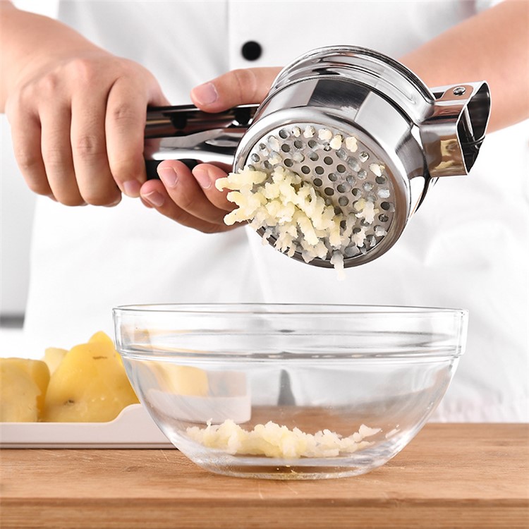 Best Discount of Stainless Steel Potato Ricer Masher Presser Nonslip
