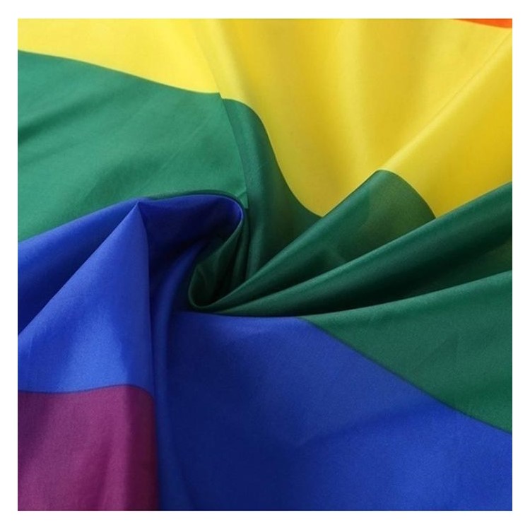 Drapeau De L'arc-en-ciel Gaie De Fierté De Paix De Drapeau De Polyester De Polyester De LGBT D'argile-6