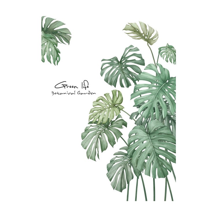 Creative Plant Wall Sticker House Art Decor Self-adhesive Wall Paper Decoration-2