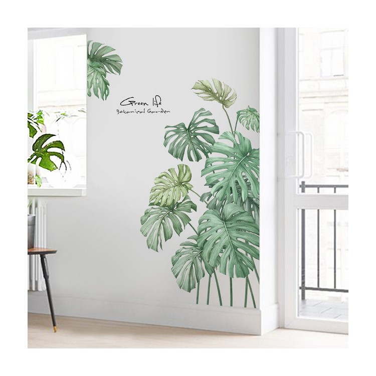 Creative Plant Wall Sticker House Art Decor Self-adhesive Wall Paper Decoration-3