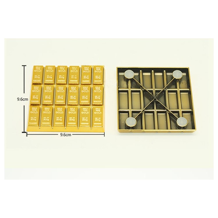 Creative PVC Gold Brick Mat Beverage Coffee Cup Table Pad-4