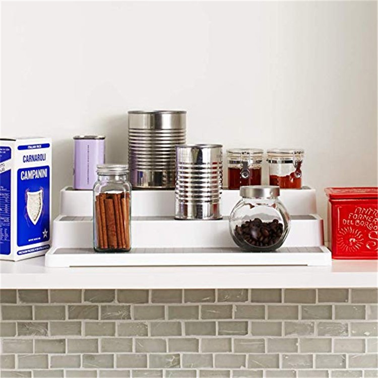 2PCS 3-Tier Cabinet Seasoning Box Rack Storage Container Kitchen Organizer Planter Holder-5