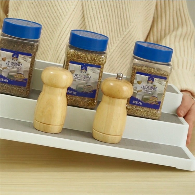 2PCS 3-Tier Cabinet Seasoning Box Rack Storage Container Kitchen Organizer Planter Holder-6